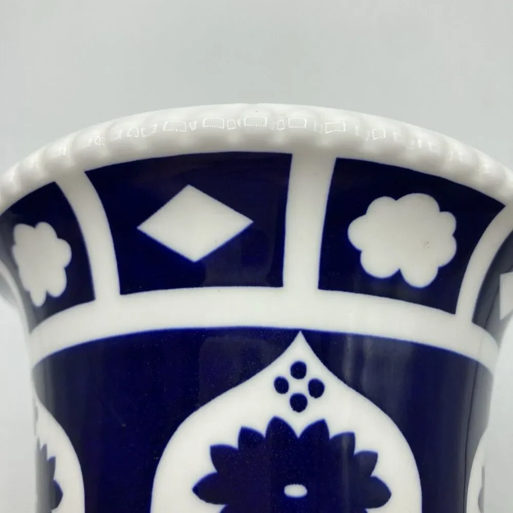 Royal Crown Derby Unfinished Imari Mantel Vase Urn Cachepot Planter Pot 4.75